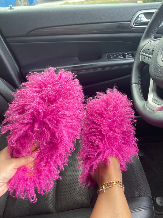 FUR SLIPPERS