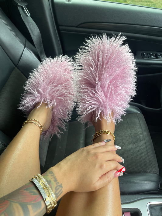 FUR SLIPPERS