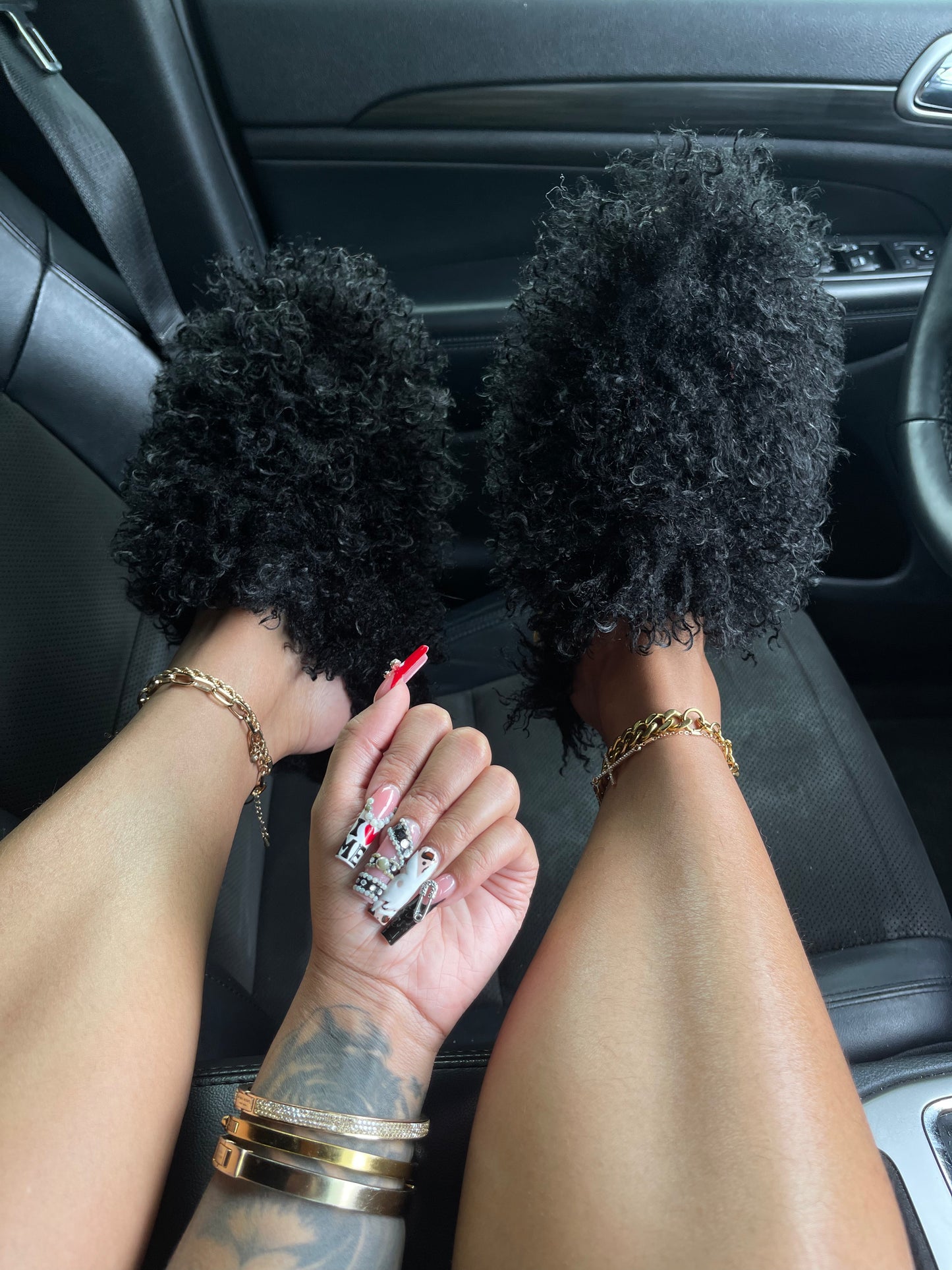 FUR SLIPPERS