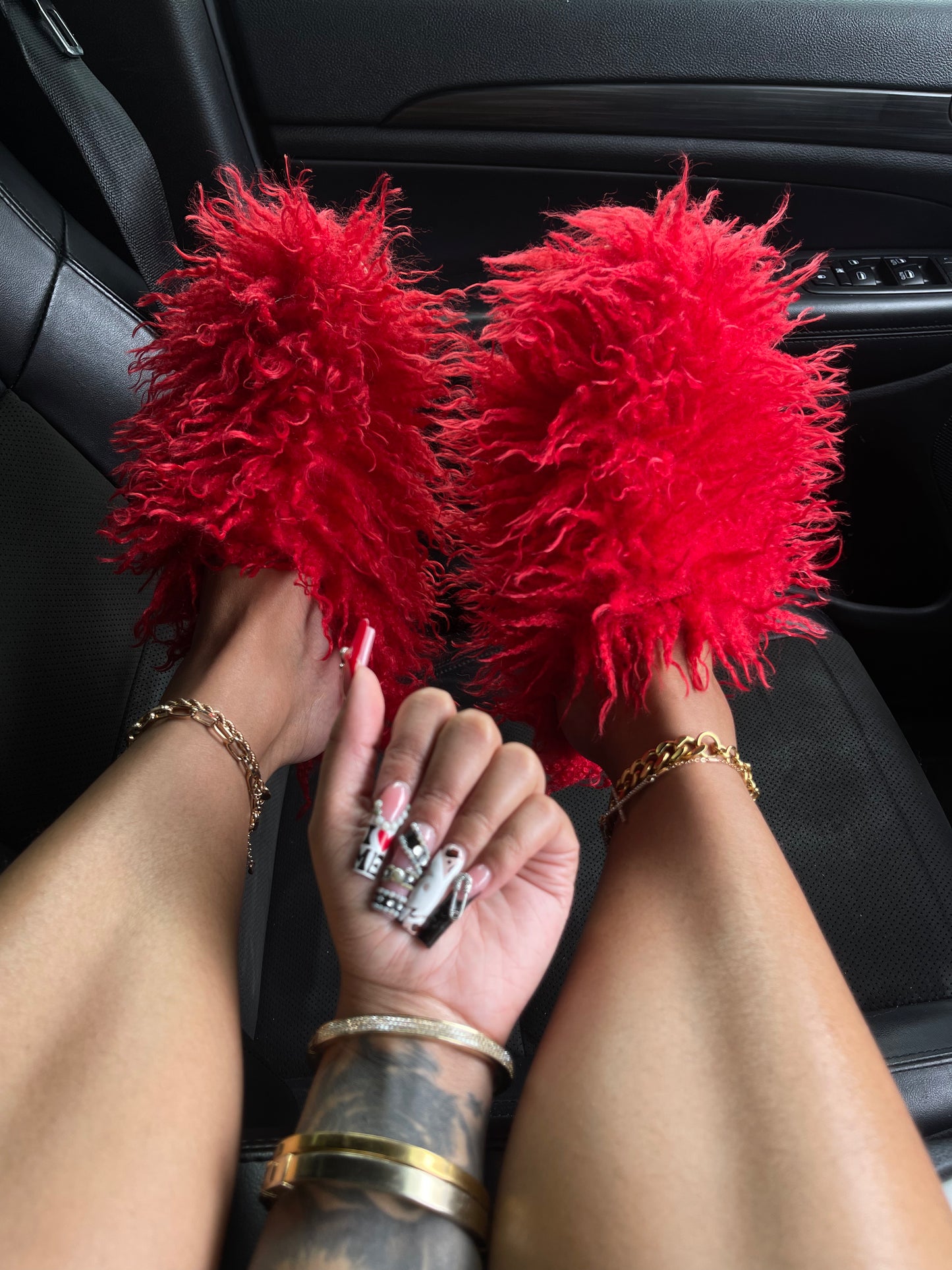 FUR SLIPPERS