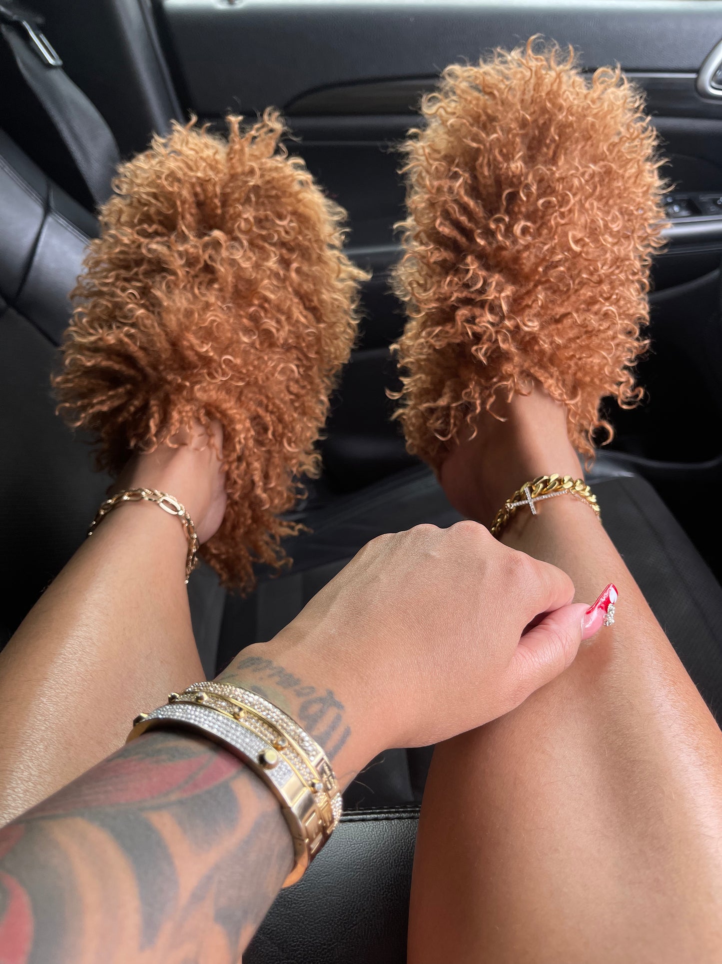 FUR SLIPPERS